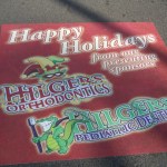 Happy Holidays sign from Hilgers Orthodontics and Hilgers Pediatric Dentistry