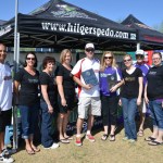 Hilges Pediatric Dentistry receiving an award at a Little League game