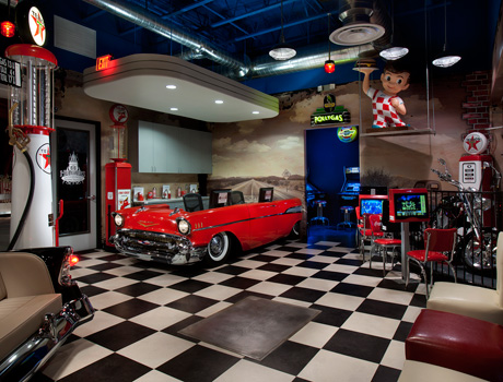Classic 50's Chevrolet convertible