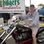  Dr. Michael Hilgers on a motorcycle 
